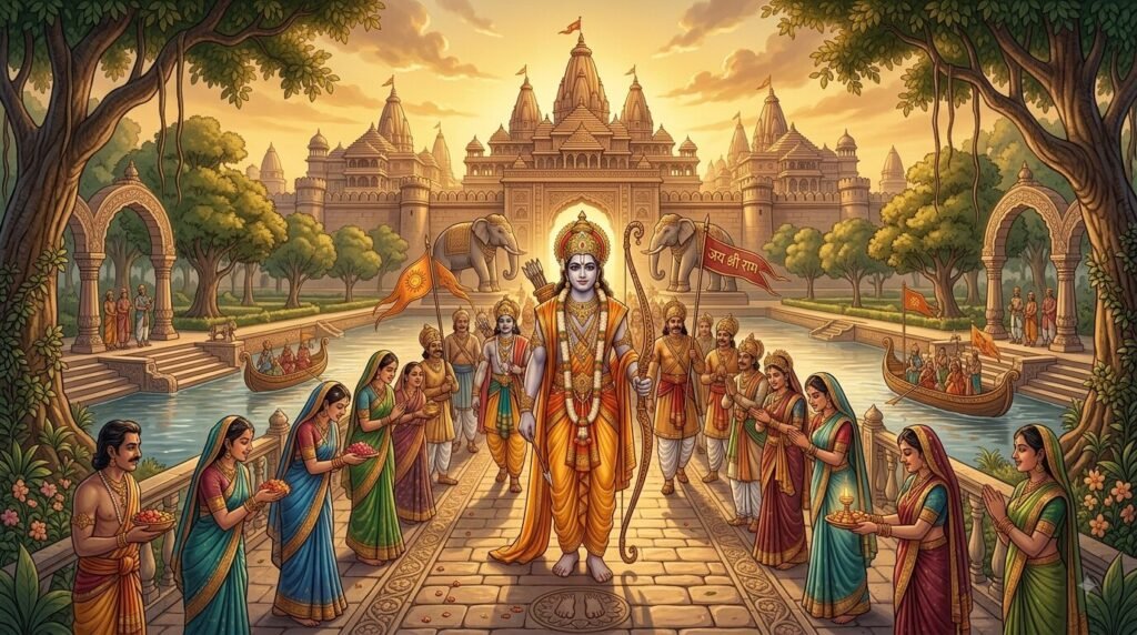 Immortal King of Ayodhya lord Shri Ram