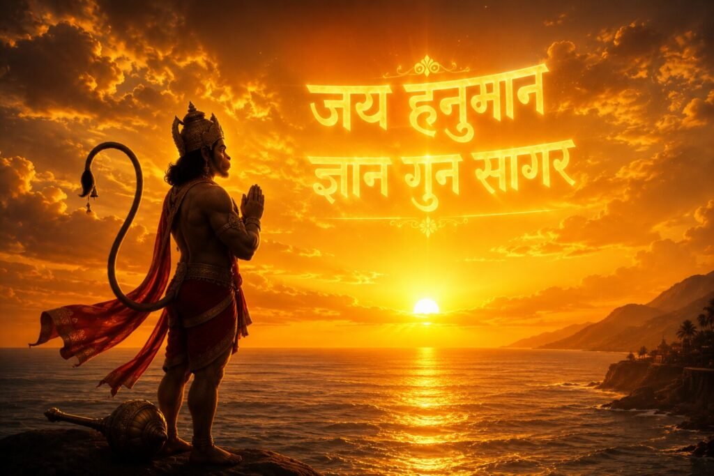 First chaupai of Hanuman Chalisa full meaning and importance of chanting Ram Ram.