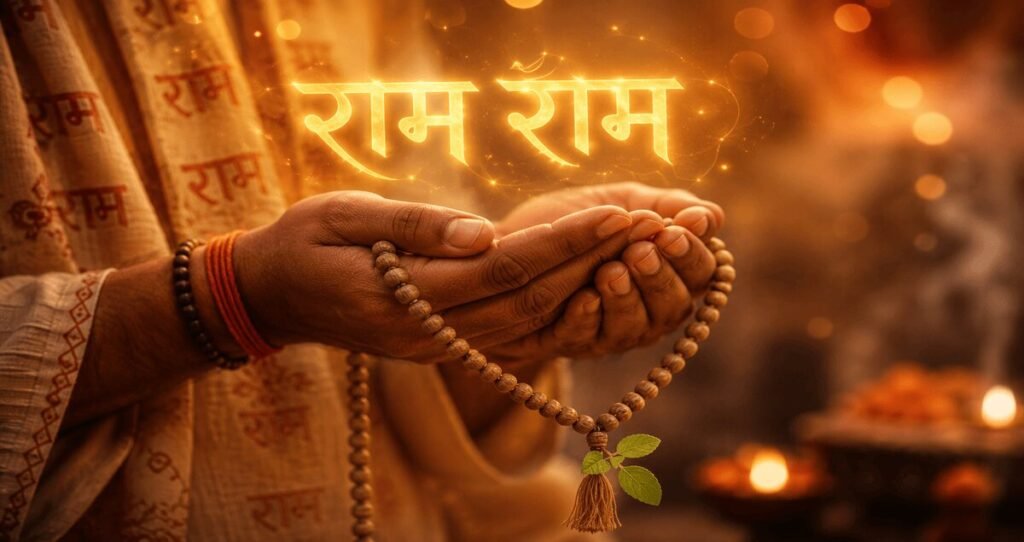 Power of chanting Ram Ram and importance of Ram naam in Hanuman Chalisa first chaupai.